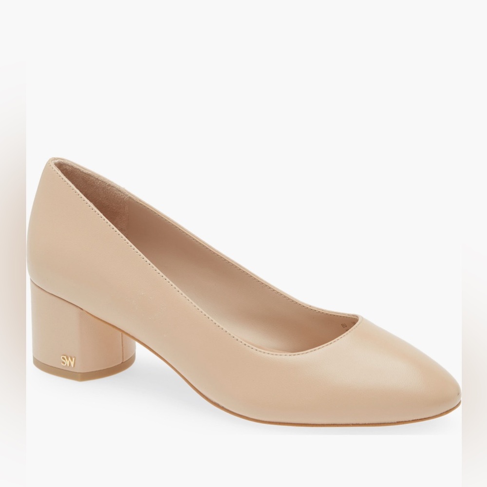 Stuart Weitzman Bridget Block Pump Heel SZ 8